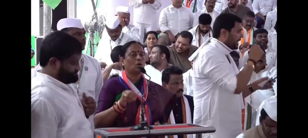 కొండా సురేఖ వివాదాస్పద వ్యాఖ్యలు (వీడియో) కొండా సురేఖ వివాదాస్పద వ్యాఖ్యలు (వీడియో)- news10.app